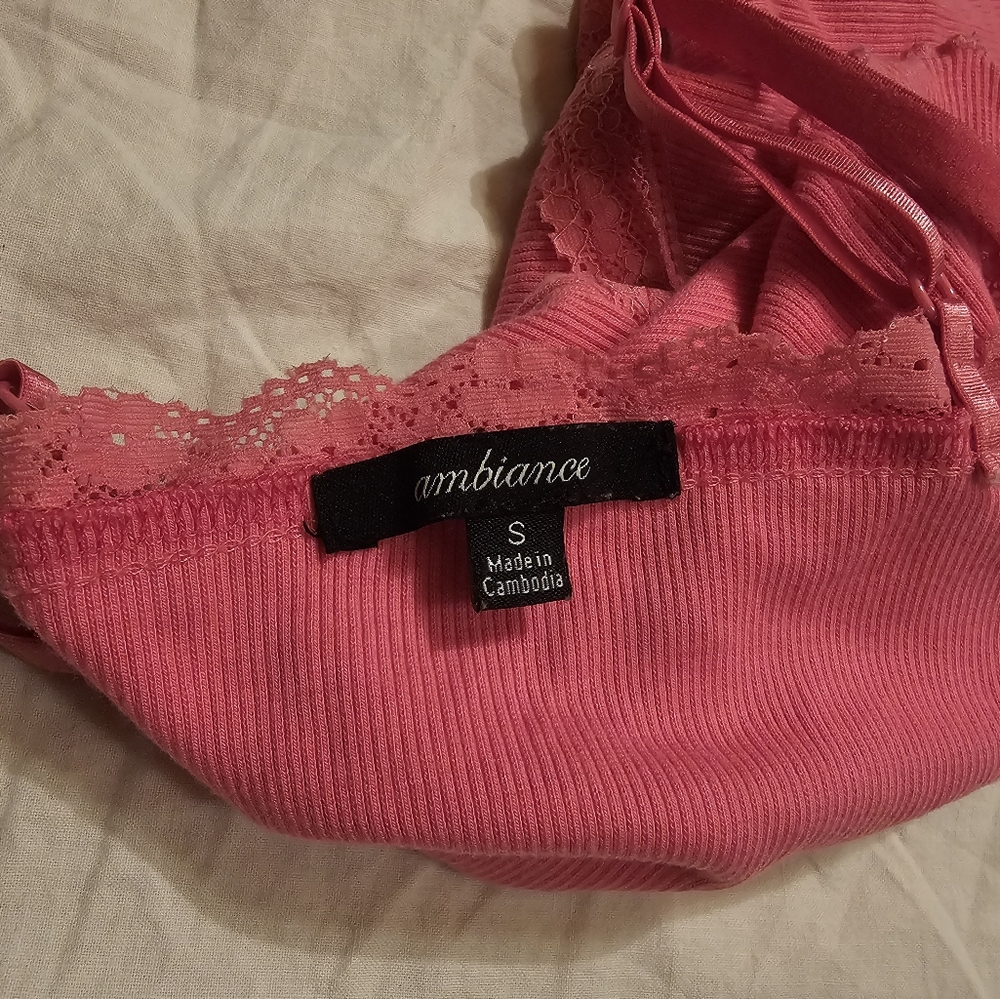 Ambiance Hot Pink Cami Woman's Small - Picture 8 of 8